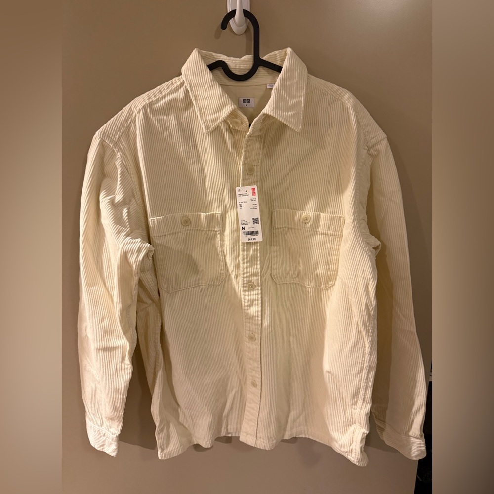 Uniqlo Corduroy Long Sleeve Work Shirt